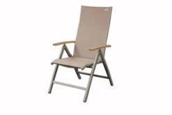 DOPPLER Expert Esstischgarnitur, Silber/Holzoptik/beige, Alu/Textilene, 6x Multipositionssessel, 150-210x90 Cm -Kettler Verkäufe 2 21199.jpg