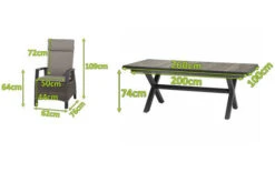 SIENA GARDEN Corido / Sincro Sitzgruppe, Charcoal, Alu / Gardino®-Geflecht, 8 Diningsessel, Ausziehtisch 205/265 X 103 Cm -Kettler Verkäufe 2 21522.jpg