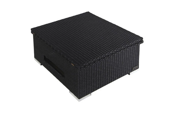 OUTFLEXX Loungetisch Höhenverstellbar, Schwarz, Polyrattan, 75/152x75x40/64,5cm 4 OUTFLEXX Loungetisch Höhenverstellbar, Schwarz, Polyrattan, 75/152x75x40/64,5cm – Bild 2