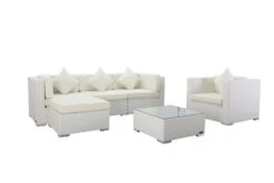 OUTFLEXX Loungemöbel-Set, Weiß, Polyrattan, Für 5 Personen, Inkl. Kaffeetisch, Wasserfeste Kissenbox -Kettler Verkäufe 2 2523 BOX B.jpg