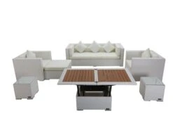OUTFLEXX Loungemöbel-Set, Weiß, Polyrattan, Für 6 Personen, Inkl. Loungetisch, Wasserfeste Kissenbox 9 OUTFLEXX Loungemöbel-Set, Weiß, Polyrattan, Für 6 Personen, Inkl. Loungetisch, Wasserfeste Kissenbox -Kettler Verkäufe 2 7174 BOX D.jpg