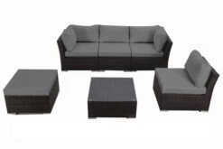 OUTFLEXX Loungemöbel, Polyrattan, Braun Marmoriert, Inkl. Kaffeetisch, Abdeckhaube, Ersatzbezug, Wasserfeste Kissenbox -Kettler Verkäufe 2 7759 BOX X 2.jpg