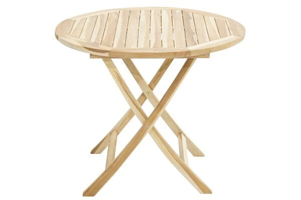 Klapptisch Lexington Aus ECO-Teakholz Von Ploß, Rund, 5 Klapptisch Lexington Aus ECO-Teakholz Von Ploß, Rund, – Bild 3