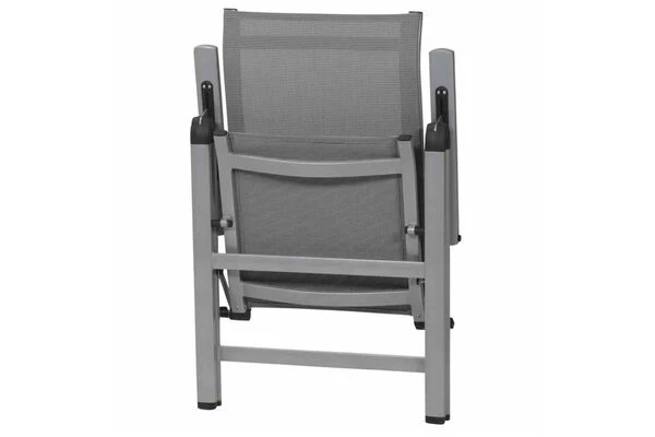 MWH Fabulo Multipositionssessel, Silber/hellgrau, Alu/Textil, 67 X 62 X 111 Cm, Klappbar 5 MWH Fabulo Multipositionssessel, Silber/hellgrau, Alu/Textil, 67 X 62 X 111 Cm, Klappbar – Bild 3