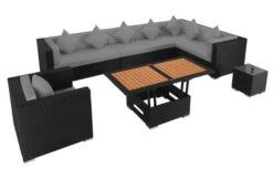 OUTFLEXX Loungemöbel-Set, Schwarz, Polyrattan, Für 8 Personen, Inkl. Loungetisch, Wasserfeste Kissenbox -Kettler Verkäufe 3 1380 BOX D.jpg