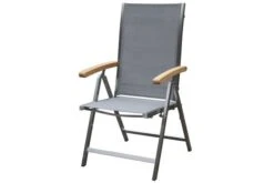 OUTFLEXX Set, Silber, 200/300 X 100 Cm, Edelstahl/Teak, Ausziehtisch, 6 Stapelstühle, 2 Multipositionssessel -Kettler Verkäufe 3 14150 1.jpg