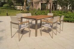 OUTFLEXX Set, Taupe, Edelstahl/Teak, Esstisch 200 X 90 Cm, 6 Stapelstühle 24 OUTFLEXX Set, Taupe, Edelstahl/Teak, Esstisch 200 X 90 Cm, 6 Stapelstühle -Kettler Verkäufe 3 14213.jpg