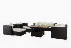 OUTFLEXX Loungemöbel-Set, Braun, Polyrattan, Für 9 Personen, Inkl. Loungetisch, Wasserfeste Kissenbox 12 OUTFLEXX Loungemöbel-Set, Braun, Polyrattan, Für 9 Personen, Inkl. Loungetisch, Wasserfeste Kissenbox -Kettler Verkäufe 3 1599 BOX D.jpg