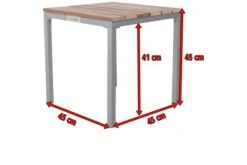 VILLANA Beistelltisch, FSC-Akazienholz / Aluminium, Silber, 45 X 45 X 45 Cm -Kettler Verkäufe 3 16460.jpg