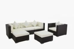 OUTFLEXX Loungemöbel-Set, Braun, Polyrattan, Für 5 Personen, Inkl. Kaffeetisch, Wasserfeste Kissenbox 11 OUTFLEXX Loungemöbel-Set, Braun, Polyrattan, Für 5 Personen, Inkl. Kaffeetisch, Wasserfeste Kissenbox -Kettler Verkäufe 3 1713 BOX B.jpg