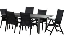 KETTLER Basic Plus Sitzgruppe, Anthrazit/anthrazit, Alu/Textilene, 180/240x90cm, 4 Stapel-, 2 Multipositionssessel 16 KETTLER Basic Plus Sitzgruppe, Anthrazit/anthrazit, Alu/Textilene, 180/240x90cm, 4 Stapel-, 2 Multipositionssessel -Kettler Verkäufe 3 17231.jpg