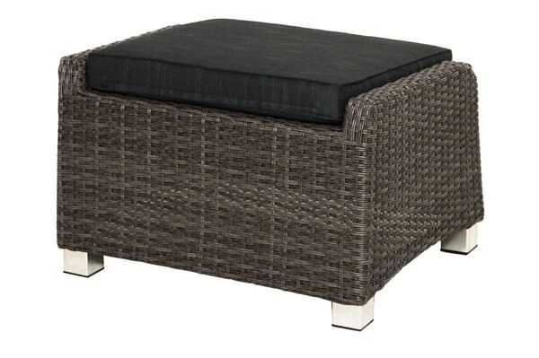 Ploß Rocking Hocker, Grau/braun-meliert, Polyrattan, 71x45x56 Cm, Zu Loungesessel, Inkl. Polster 5 Ploß Rocking Hocker, Grau/braun-meliert, Polyrattan, 71x45x56 Cm, Zu Loungesessel, Inkl. Polster – Bild 3