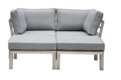 OUTFLEXX Loungemöbel, Silber/grau, Edelstahl/FSC-Teakholz/Textil, Für 2 Personen, Liegefunktion -Kettler Verkäufe 3 18297.jpg