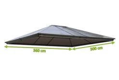 OUTFLEXX Ersatzdach Für Pavillon, Transparent, Polycarbonatplatten, 3x3,6m -Kettler Verkäufe 3 18403.jpg