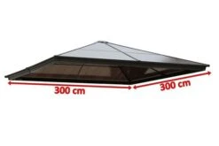 OUTFLEXX Ersatzdach Für Pavillon, Transparent, Polycarbonatplatten, 3x3m -Kettler Verkäufe 3 18404.jpg
