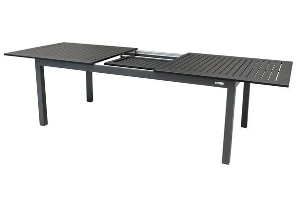 DOPPLER Expert Esstisch, Anthrazit/schwarz, Aluminium, 220-280 X 100 Cm, Ausziehbar 6 DOPPLER Expert Esstisch, Anthrazit/schwarz, Aluminium, 220-280 X 100 Cm, Ausziehbar – Bild 4