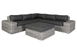 OUTFLEXX Ecklounge, White Faded Grey, Polyrattan, 6 Personen, Inkl. Tisch/Hocker 90 X 90 Cm Und Polster Aus Olefin In Anthrazit -Kettler Verkäufe 3 20790.jpg