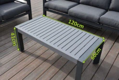 OUTFLEXX Kaffeetisch, Anthrazit, Aluminium, 120x60x41cm 7 OUTFLEXX Kaffeetisch, Anthrazit, Aluminium, 120x60x41cm -Kettler Verkäufe 3 20854.jpg