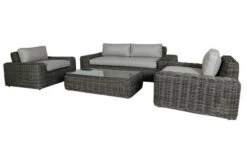 OUTFLEXX Loungemöbel, Two Tone Grey, Polyrattan, 4 Personen, Inkl. Tisch 70 X 130 Cm Und Polster In Grau -Kettler Verkäufe 3 20906.jpg
