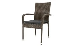 Ploß Rocking Sitzgruppe, Grau/braun-meliert, Polyrattan, Tisch 170 X 90 Cm, 6 Stapelstühle, Glasplatte In Steinoptik -Kettler Verkäufe 3 21077.jpg