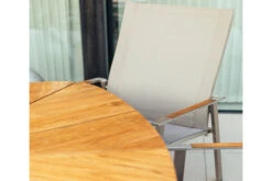 DIAMOND GARDEN Lyon Triangel Esstisch, Edelstahl/Recycled Teak, 150x 150 Cm -Kettler Verkäufe 3 21210.jpg