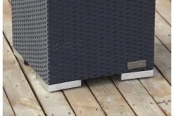 OUTFLEXX Beistelltisch, Schwarz, Polyrattan, 40x40x40 Cm, Inkl. Glasplatte 9 OUTFLEXX Beistelltisch, Schwarz, Polyrattan, 40x40x40 Cm, Inkl. Glasplatte -Kettler Verkäufe 3 2392 10.jpg