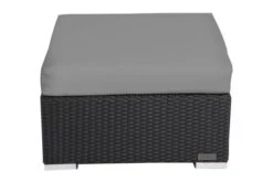 OUTFLEXX Beistelltisch/Hocker, Schwarz, Polyrattan, Inkl. Glasplatte Und Polster -Kettler Verkäufe 3 2392 8.jpg