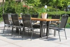 HARTMAN Raffaelo Stapelsessel, Xerix/anthrazit, Alu/Textilene, Mit FSC-Teak-Armlehnen 10 HARTMAN Raffaelo Stapelsessel, Xerix/anthrazit, Alu/Textilene, Mit FSC-Teak-Armlehnen -Kettler Verkäufe 4 11666 2.jpg