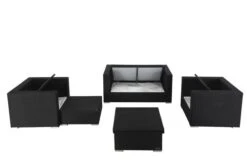 OUTFLEXX Loungemöbel-Set, 5 Personen, Schwarz, Polyrattan, Inkl. Loungetisch, Wasserfeste Kissenbox -Kettler Verkäufe 4 1299 BOX D.jpg
