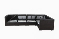 OUTFLEXX Ecklounge-Set Polyrattan, Braun, Für 5 Personen, Wasserfeste Kissenbox -Kettler Verkäufe 4 1304 BOX A.jpg