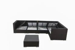 OUTFLEXX Ecklounge-Set Polyrattan, Braun, Für 5 Personen, Inkl. Kaffeetisch, Wasserfeste Kissenbox -Kettler Verkäufe 4 1304 BOX B.jpg