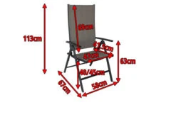 VILLANA Multipositionssessel, Anthrazit/grau, Aluminium/Textil, 67 X 58 X 113 Cm, Klappbar -Kettler Verkäufe 4 13402.jpg