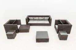 OUTFLEXX Loungemöbel-Set, Braun Marmoriert, Polyrattan, 6 Pers, Wasserfeste Kissenbox, Inkl. Beistelltisch -Kettler Verkäufe 4 16063 BOX B.jpg