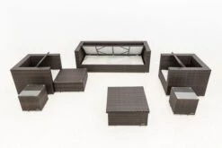 OUTFLEXX Loungemöbel-Set, Braun Marmoriert, Polyrattan, 6 Pers, Wasserfeste Kissenbox, Inkl. Loungetisch 16 OUTFLEXX Loungemöbel-Set, Braun Marmoriert, Polyrattan, 6 Pers, Wasserfeste Kissenbox, Inkl. Loungetisch -Kettler Verkäufe 4 16063 BOX D.jpg