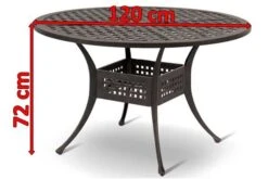 HARTMAN Palermo Esstisch, Bronze, Alu-Guss, Ø120cm -Kettler Verkäufe 4 16434.jpg