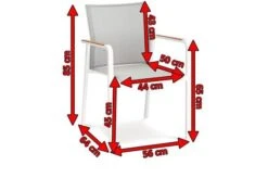 BEST Paros Stapelsessel, Weiß/grau, Alu/Ergotex/Teak, 56 X 64 X 85 Cm -Kettler Verkäufe 4 16769 1.jpg