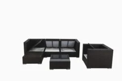 OUTFLEXX Loungemöbel-Set, Braun, Polyrattan, Für 5 Personen, Inkl. Kaffeetisch, Wasserfeste Kissenbox 12 OUTFLEXX Loungemöbel-Set, Braun, Polyrattan, Für 5 Personen, Inkl. Kaffeetisch, Wasserfeste Kissenbox -Kettler Verkäufe 4 1713 BOX B.jpg