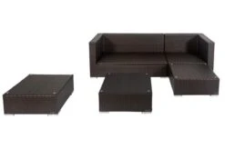OUTFLEXX Loungemöbel-Set, Braun, Polyrattan, 5 Personen, Wasserfeste Kissenbox, Inkl. Kaffeetisch -Kettler Verkäufe 4 18227 BOX B.jpg