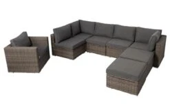 OUTFLEXX Loungemöbel-Set, Grau, Polyrattan, 8Personen, Mit Sessel, Verstellbare Sitzflächen, Wasserfeste Kissenbox -Kettler Verkäufe 4 18365 BOX.jpg