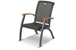 HARTMAN Sondermodell Yasmani/Da Vinci Esstischgruppe, Xerix, Alu/Teakholz, 240x100cm, 6 Stapelsessel -Kettler Verkäufe 4 19031.jpg