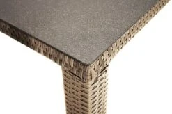 Ploß Rabida Dining Tisch, Champagner-meliert, Polyrattan, 170 X 90 Cm, Glasplatte In Steinoptik -Kettler Verkäufe 4 20167.jpg