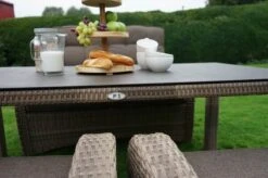 Ploß Rabida Comfort Dining Tisch, Champagner-meliert, Polyrattan, 180x110 Cm, Glasplatte In Steinoptik -Kettler Verkäufe 4 20168.jpg