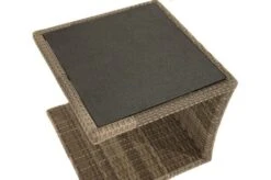 Ploß Rabida Beistelltisch, Champagner-meliert, Polyrattan, 50x50x45 Cm, Glasplatte In Steinoptik 17 Ploß Rabida Beistelltisch, Champagner-meliert, Polyrattan, 50x50x45 Cm, Glasplatte In Steinoptik -Kettler Verkäufe 4 20172.jpg