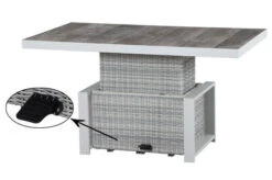 SIENA GARDEN Corido Lifttisch, Ice Grey, Alu / Gardino®-Geflecht, 130x75x47-71 Cm, Stufenlos Verstellbar -Kettler Verkäufe 4 20208.jpg