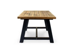 OUTFLEXX Belanda Esstisch, Dark Grey/natur, Alu/recycled FSC®-Teak, 200x100x76cm, Rustikal Gebürstet, A-Gestell -Kettler Verkäufe 4 20321.jpg