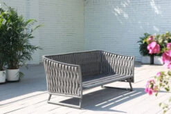 OUTFLEXX Oranger Blossom Lounge-Set, Anthrazit, Alu/XL Geflecht, 4-teilig, Inkl. Sitz- Und Rückenkissen, Tisch 120 X 70 X 42 Cm -Kettler Verkäufe 4 20569.jpg