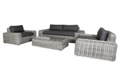 OUTFLEXX Loungemöbel, White Faded Grey, Polyrattan, 4 Personen, Inkl. Tisch 70 X 130 Cm Und Polster Aus Olefin In Anthrazit -Kettler Verkäufe 4 20789.jpg