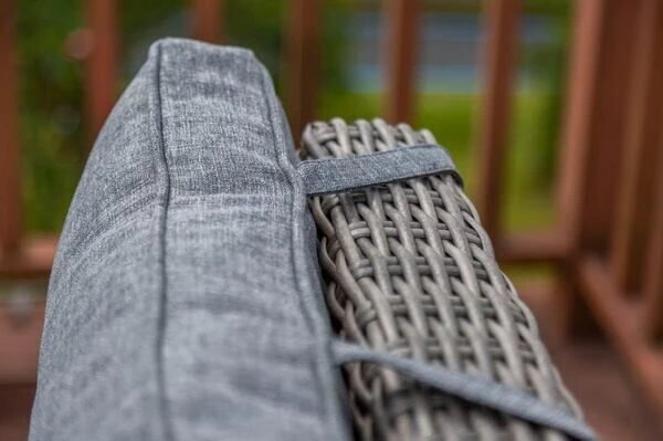 OUTFLEXX Dining Sessel, Grau, Polyrattan, 74 X 83 X 110 Cm, Stufenlos Verstellbar, Inkl. Hocker 8 OUTFLEXX Dining Sessel, Grau, Polyrattan, 74 X 83 X 110 Cm, Stufenlos Verstellbar, Inkl. Hocker – Bild 6