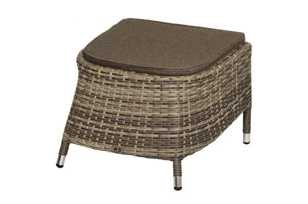 Ploß Rabida Dining Sessel, Champagner-meliert, Polyrattan, Verstellbar, Mit Fußhocker 6 Ploß Rabida Dining Sessel, Champagner-meliert, Polyrattan, Verstellbar, Mit Fußhocker – Bild 4