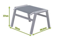 OUTFLEXX Hocker, Silber/grau, Alu/Textilene, 49x55x37cm -Kettler Verkäufe 4 21312.jpg